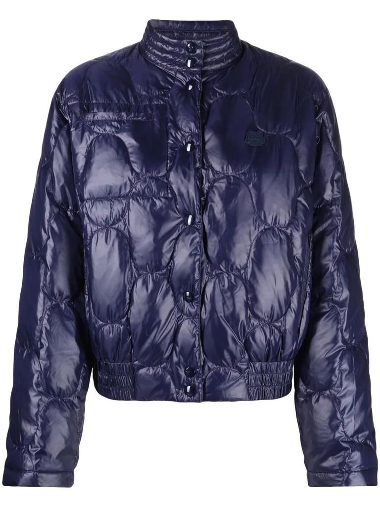 Kenzo Navy Blue Quilted Down Puffer Jacket, Size Medium商品第1张图片规格展示