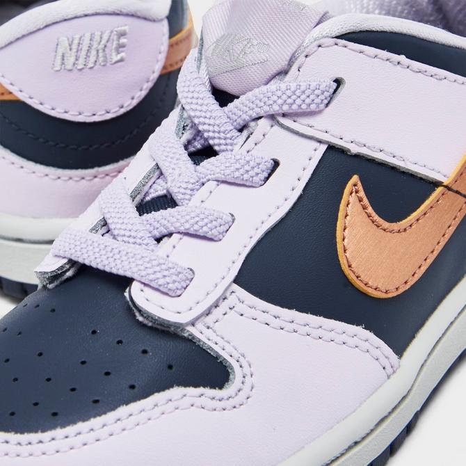 Kids' Toddler Nike Dunk Low SE Stretch Lace Casual Shoes商品第3张图片规格展示