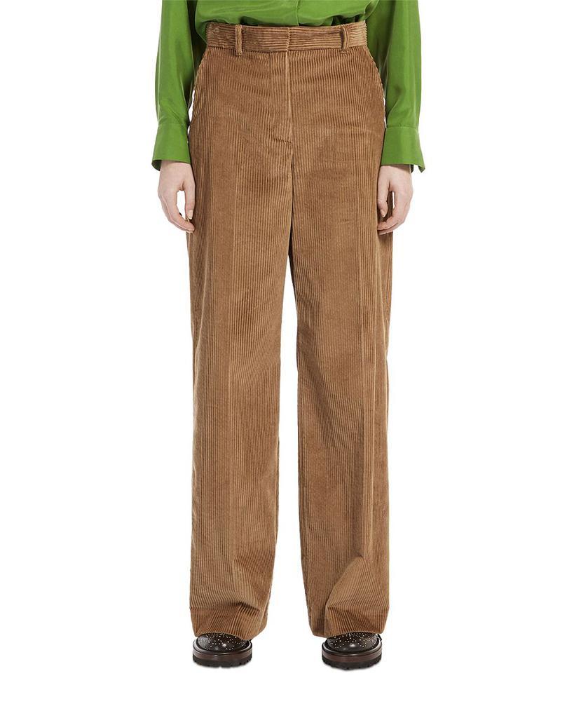 商品Weekend Max Mara|Lusso Corduroy Wide Leg Pants,价格¥2628,第1张图片