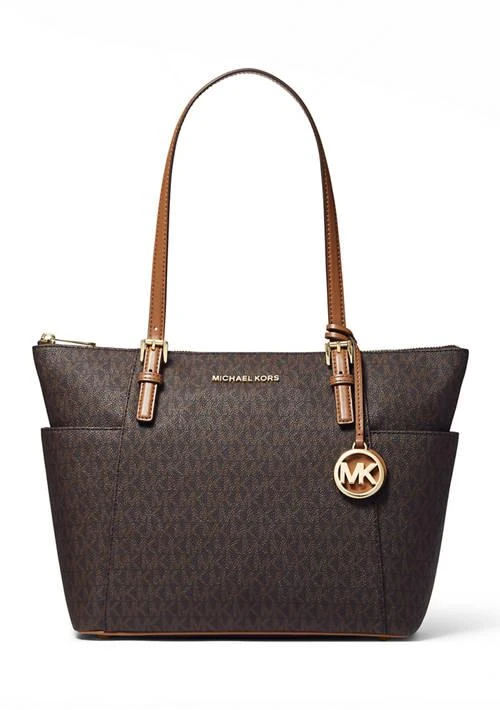 商品Michael Kors|Michael Kors Jet Set Top Zip Tote,价格¥1037,第1张图片