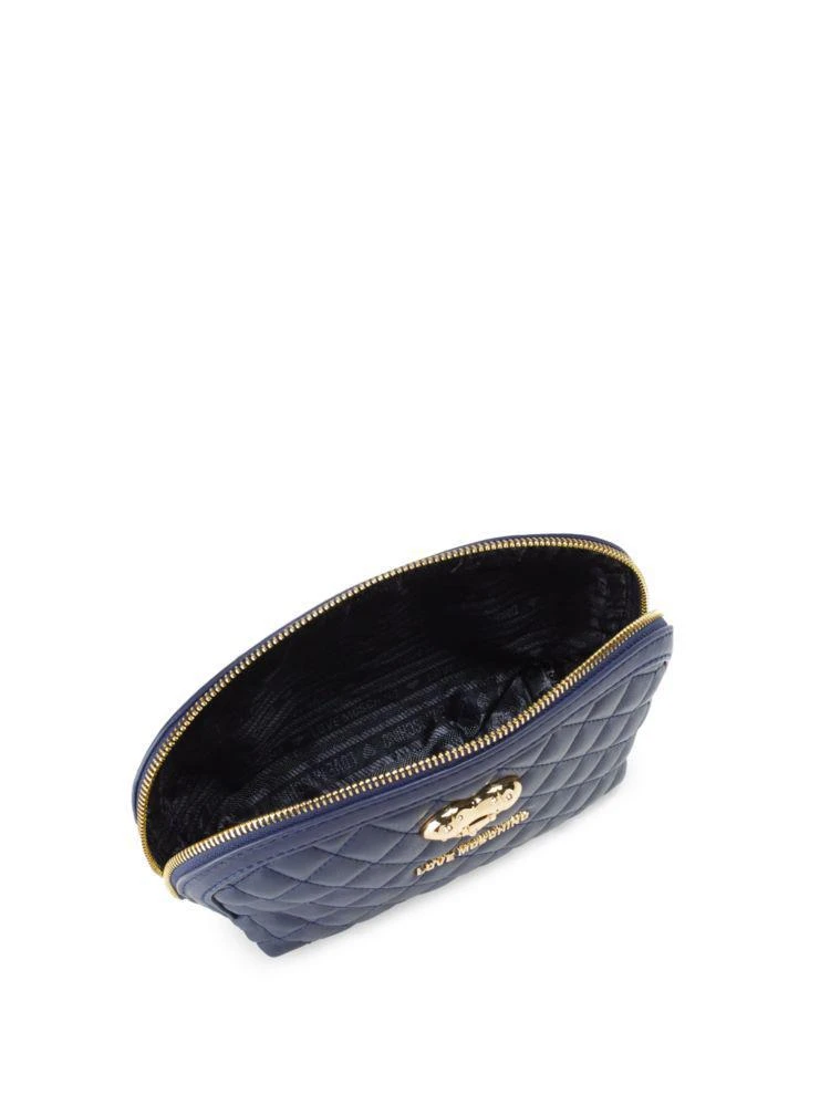 商品Moschino|Love Moschino Quilted Zip Pouch,价格¥472,第2张图片详细描述