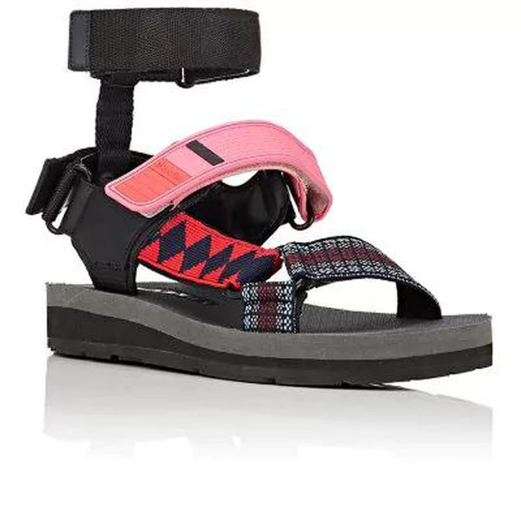 商品Prada|Double-Ankle-Strap Platform Sandals,价格¥2224,第2张图片详细描述