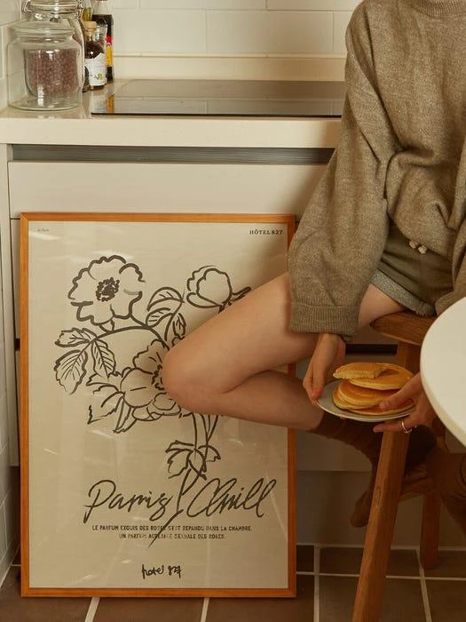 商品HOTEL PARIS CHILL|The Delightful Flower_Art Print,价格¥310,第3张图片详细描述