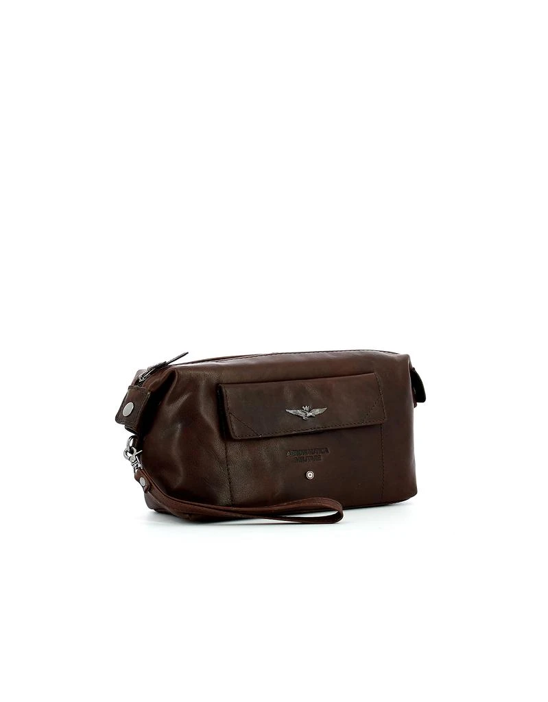 商品Aeronautica Militare|Men's Brown Crossbody Bag,价格¥560,第4张图片详细描述