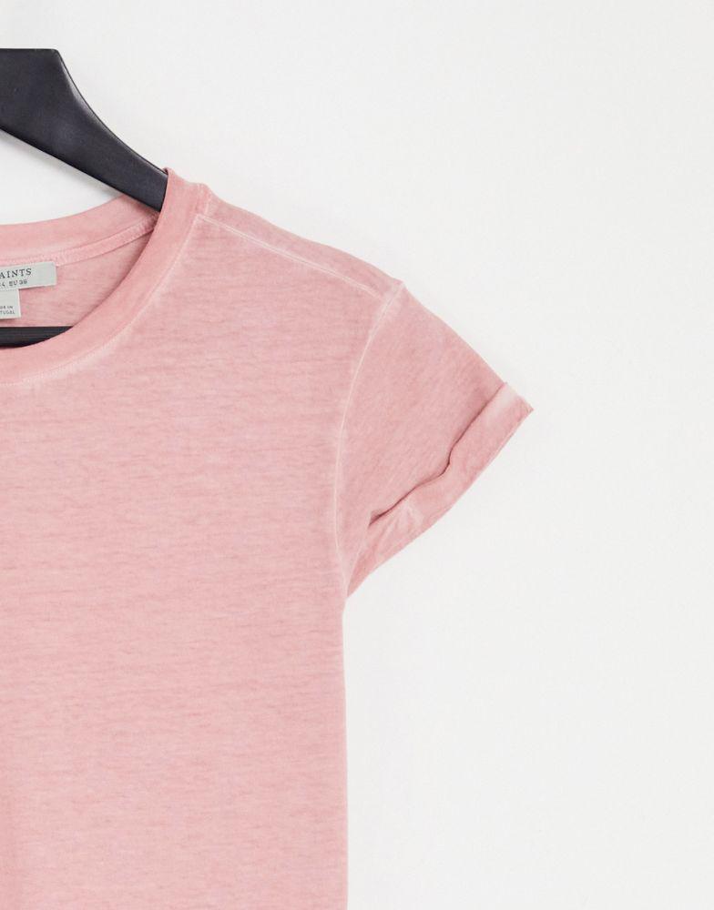 AllSaints Anna t-shirt in pastel pink商品第3张图片规格展示