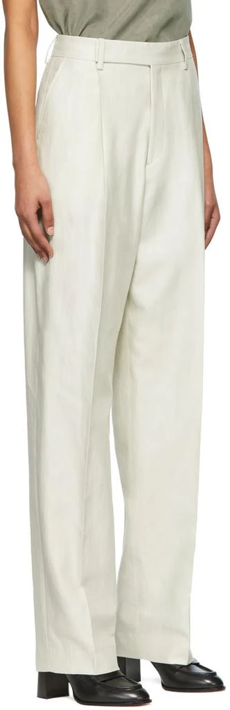 商品FILIPPA K|Off-White Organic Cotton Trousers,价格¥910,第2张图片详细描述