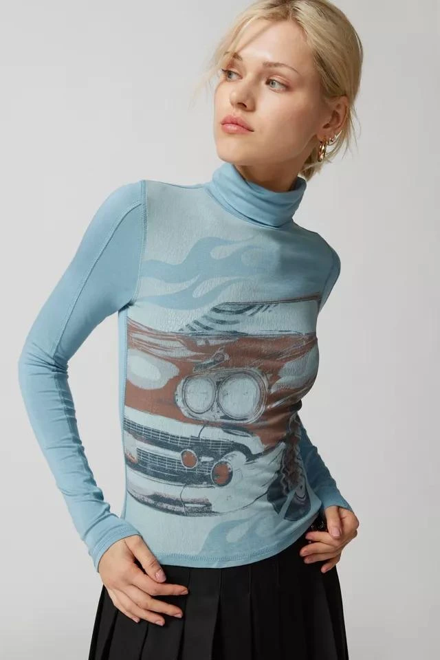 商品Urban Outfitters|UO Sierra Car Turtleneck Top,价格¥189,第1张图片详细描述