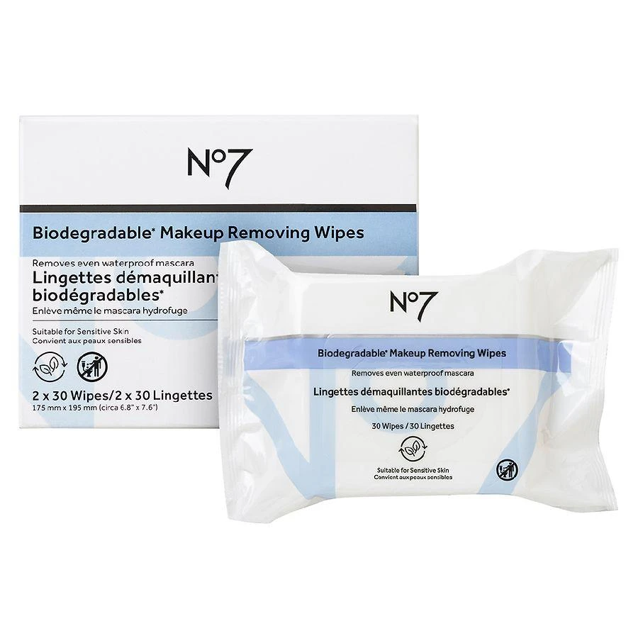 商品No7|Biodegradable Makeup Removing Wipes,价格¥83,第3张图片详细描述