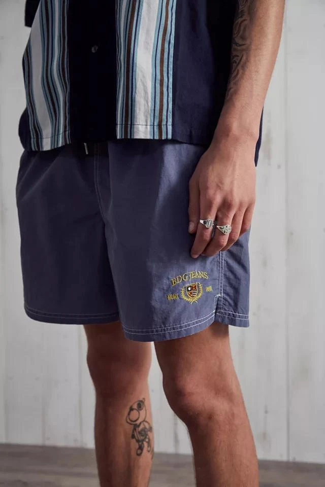 商品BDG|BDG Indigo Nylon Swim Short,价格¥291,第2张图片详细描述