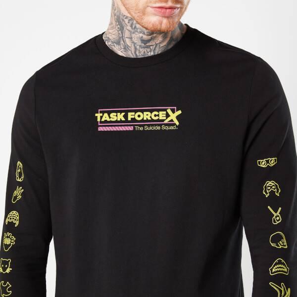 Suicide Squad Task Force X Unisex Long Sleeve T-Shirt - Black商品第5张图片规格展示