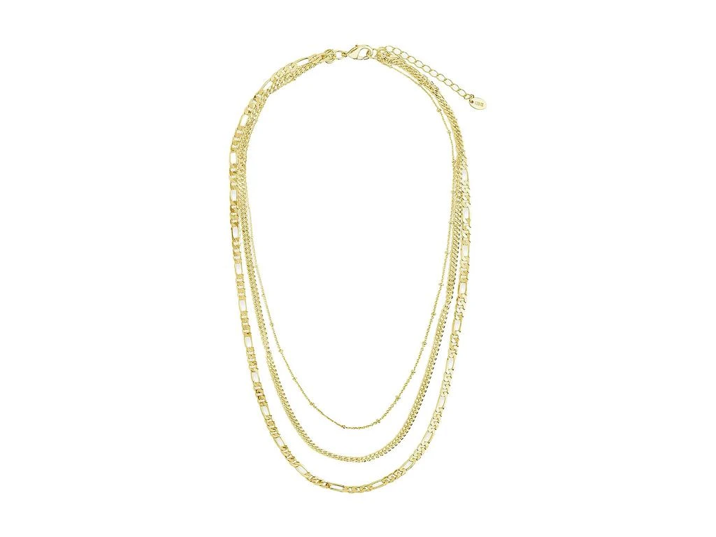 商品Sterling Forever|Simple Layered Chains Necklace,价格¥543,第2张图片详细描述
