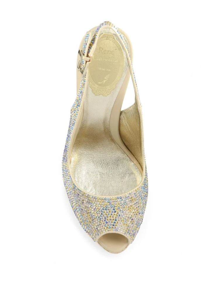 商品Rene Caovilla|Strass Espadrille Wedge Slingback Sandals,价格¥5669,第4张图片详细描述