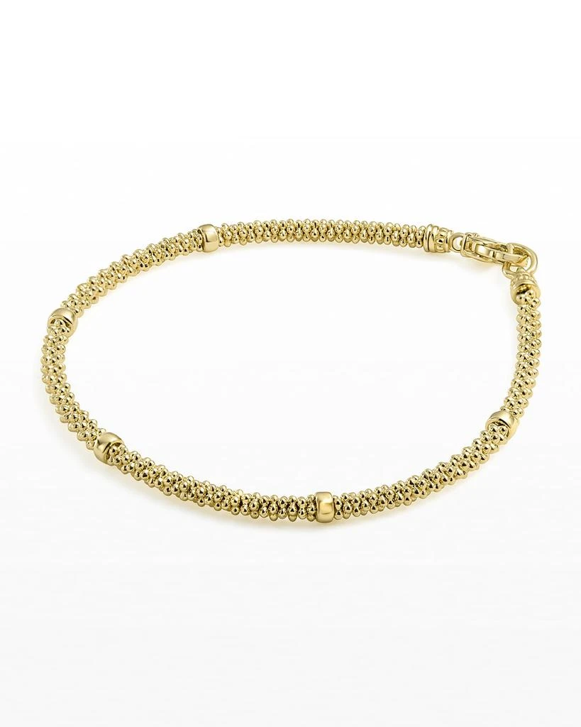 商品LAGOS|Delicate 18K Gold Beaded Bracelet, 3mm,价格¥24370,第1张图片