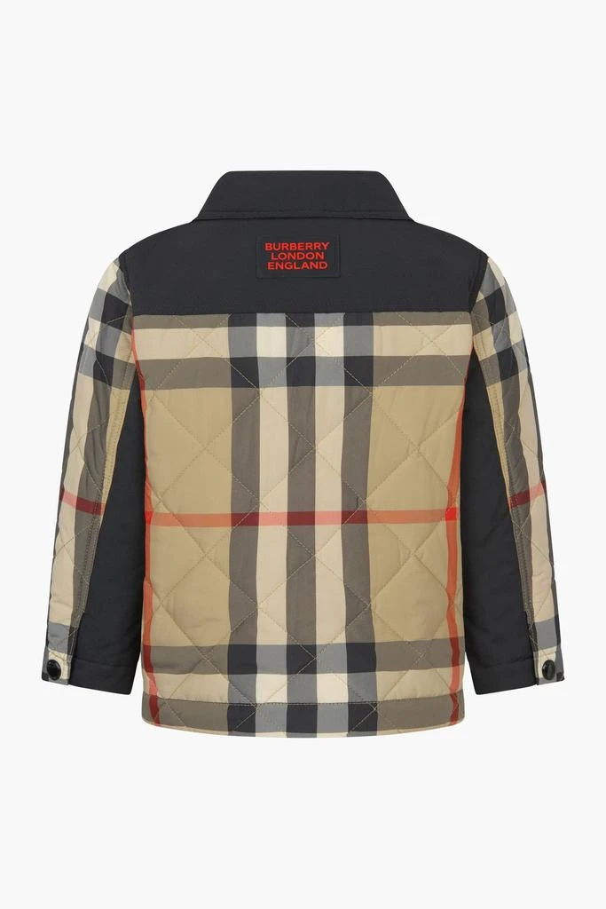 商品Burberry|Baby Boys Quilted Check Jacket,价格¥2173,第2张图片详细描述