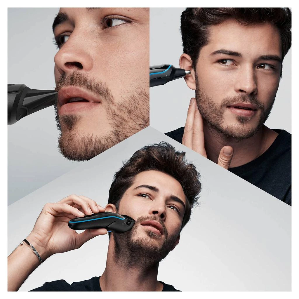 商品Braun|Braun 9-in-1 All-in-one Trimmer 5 MGK5280, Black/Blue,价格¥423,第2张图片详细描述