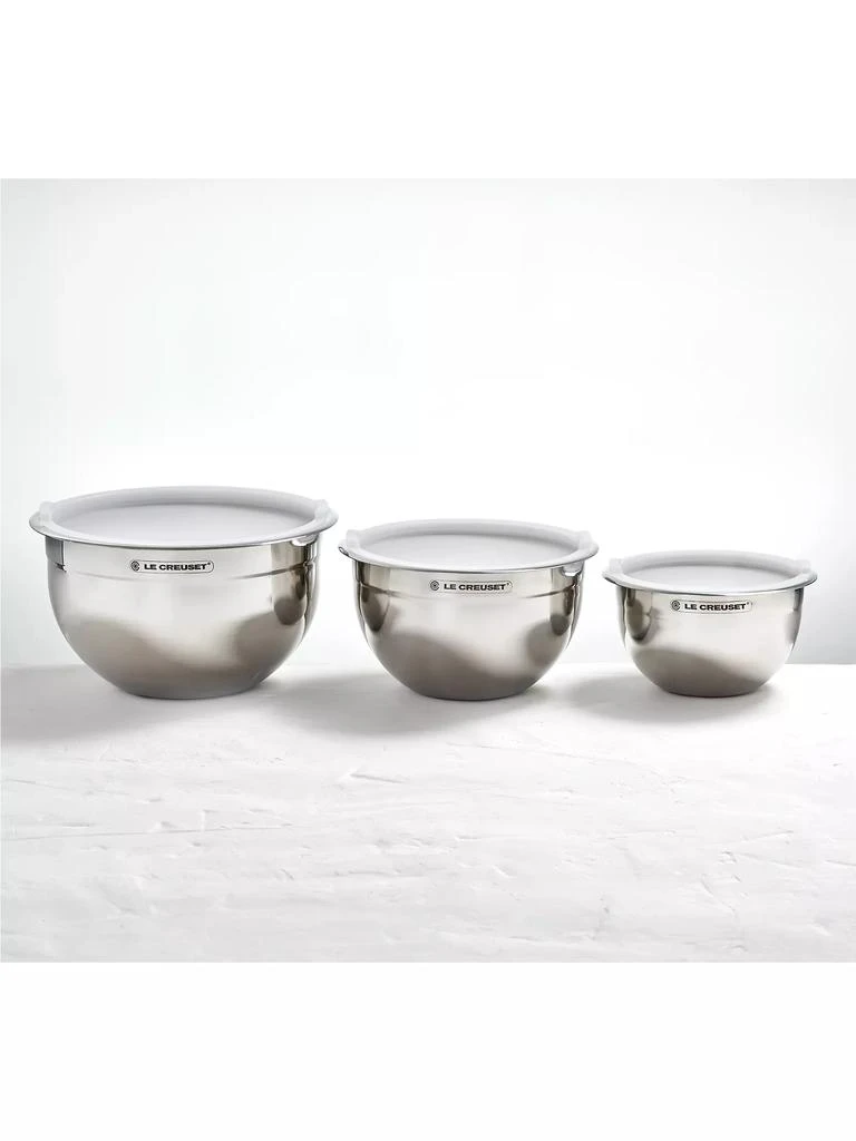3-Piece Stainless Steel Mixing Bowl Set 商��品