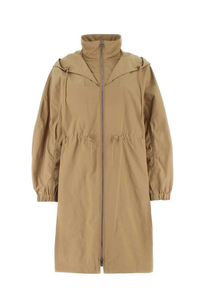 商品Burberry|Burberry Logo-Detailed Hooded Parka,价格¥4910,第1张图片