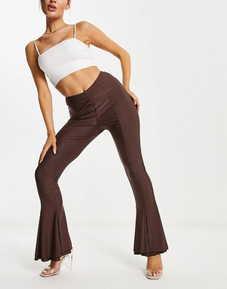 商品Annorlunda|Annorlunda highshine disco flares in hot chocolate,价格¥221,第4张图片详细描述