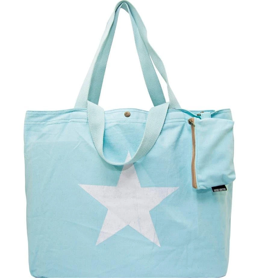 商品VINTAGE ADDICTION|Star Sky Blue Washed Canvas Bag with Coin Purse,价格¥410,第1张图片