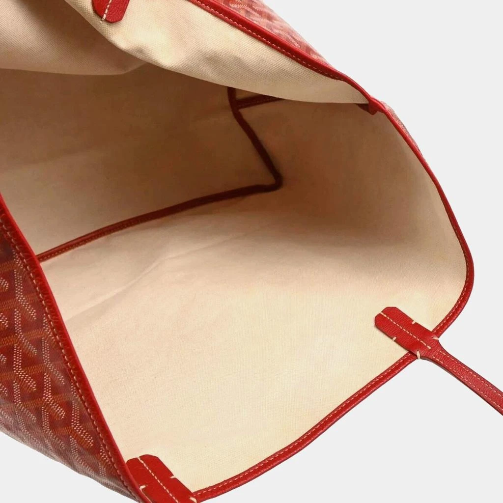 Goyard Red PVC, Leather Saint Louis GM Tote Bag 商品