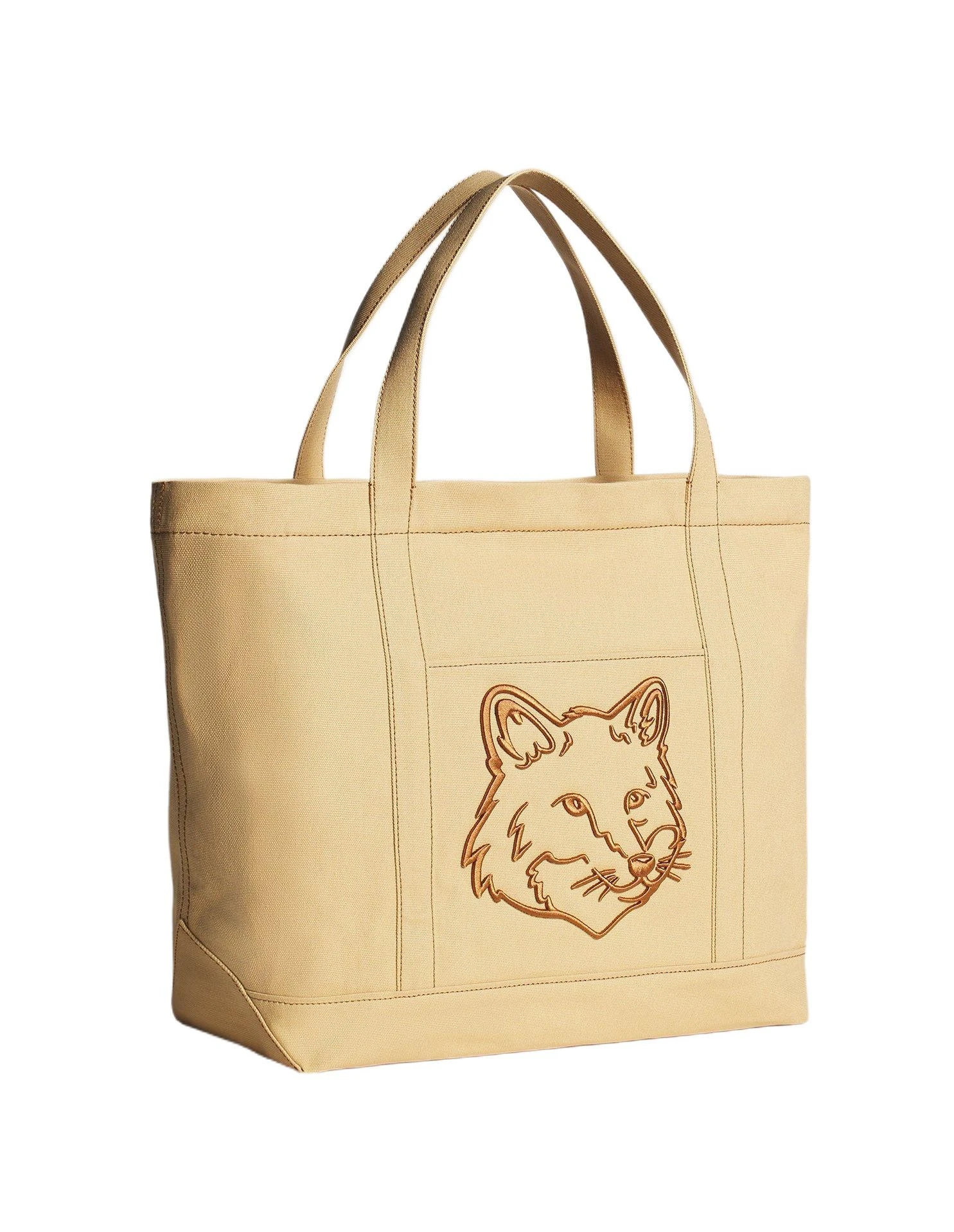 商品【商品预售7天】 Maison Kitsune|Maison Kitsune 男士手提包 LW05104WW01070102 花色,价格¥980,第3张图片详细描述