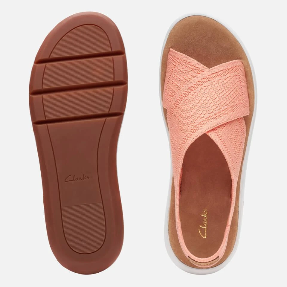 商品Clarks|CLARKS WOMEN'S JEMSA DASH CROSS SANDALS - LIGHT CORAL,价格¥207,第4张图片详细描述