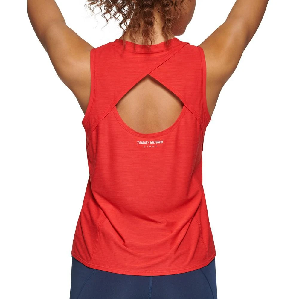 商品Tommy Hilfiger|Women's Second Skin Fitness Cutout Top,价格¥118,第2张图片详细描述
