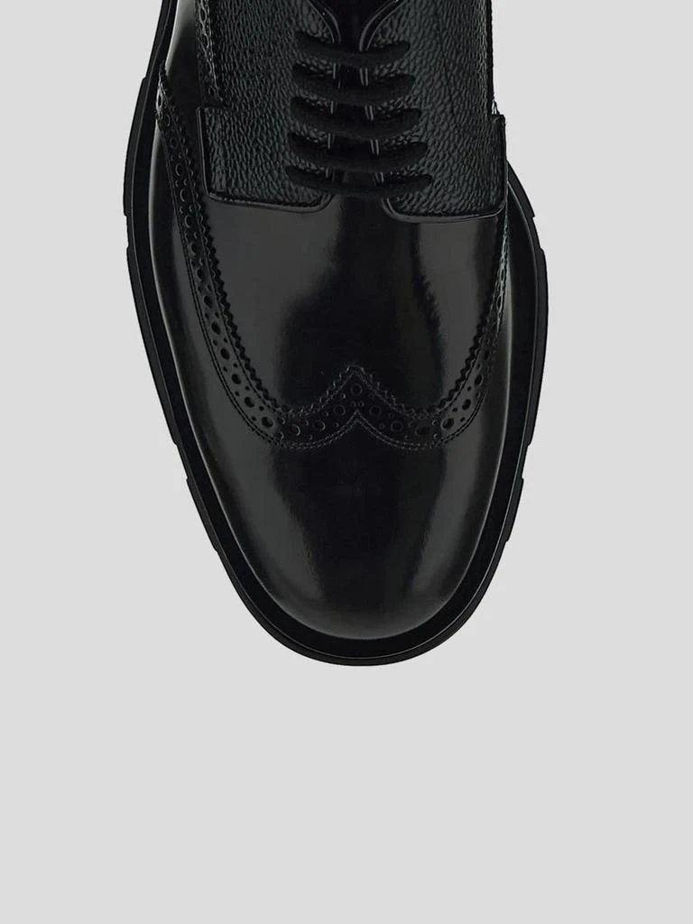 商品Alexander McQueen|Alexander Mcqueen Textured Derby Shoes,价格¥9238,第4张图片详细描述