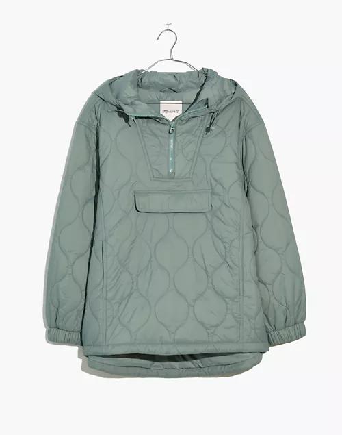 Quilted Packable Popover Puffer Jacket商品第2张图片规格展示