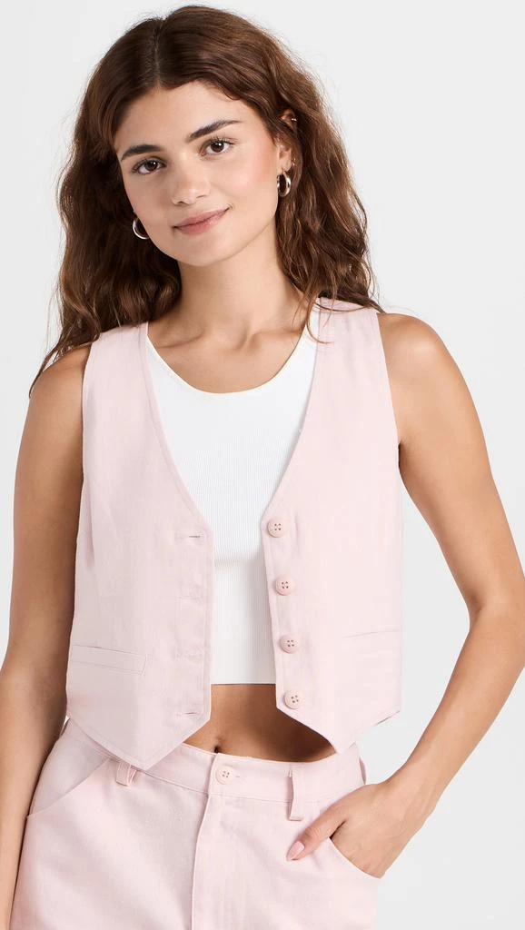 商品Rollas|Dallas Linen Vest,价格¥490,第1张图片