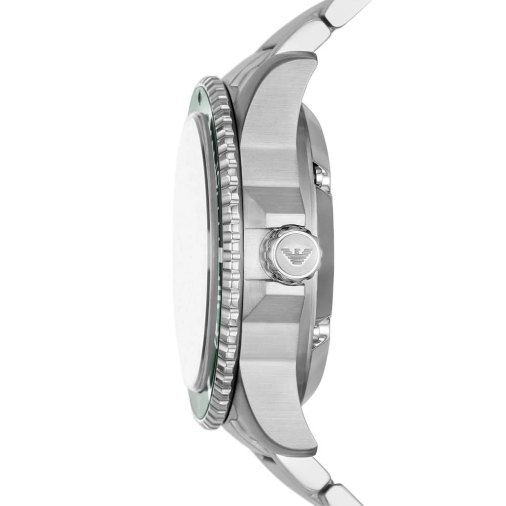 商品Emporio Armani|Men's Automatic Stainless Steel Bracelet Watch 42mm,价格¥3326,第2张图片详细描述