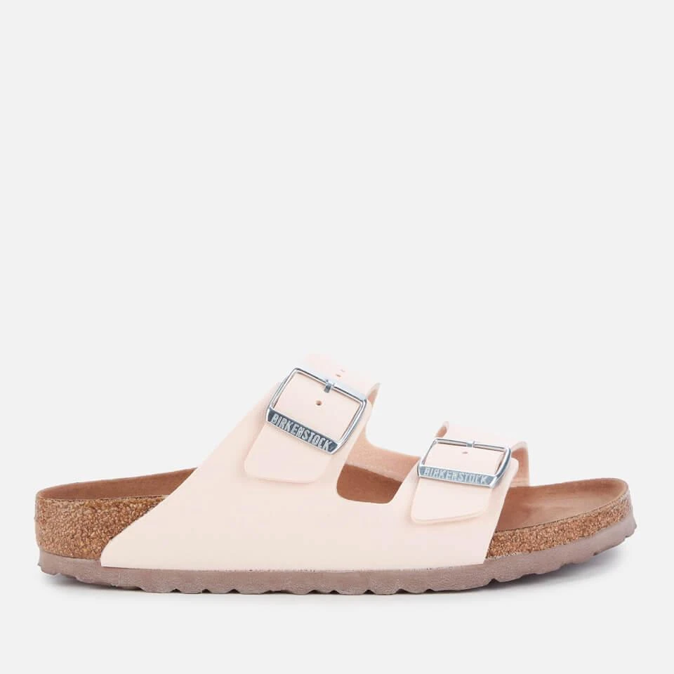 商品Birkenstock|BIRKENSTOCK WOMEN'S VEGAN ARIZONA SLIM FITDOUBLE STRAP SANDALS - LIGHT ROSE,价格¥924,第1张图片