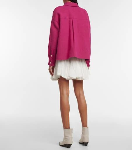 商品Isabel Marant|Hanao wool-blend shirt jacket,价格¥3741,第3张图片详细描述