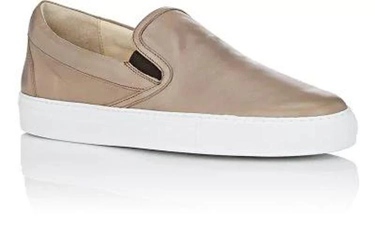 商品Barneys New York|Leather Slip-On Sneakers,价格¥961,第2张图片详细描述