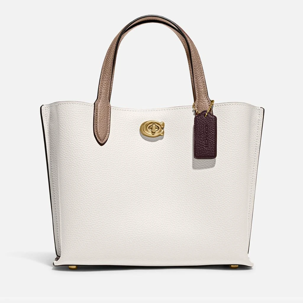 商品Coach|Willow Colour-Block Leather Tote Bag,价格¥2044,第1张图片