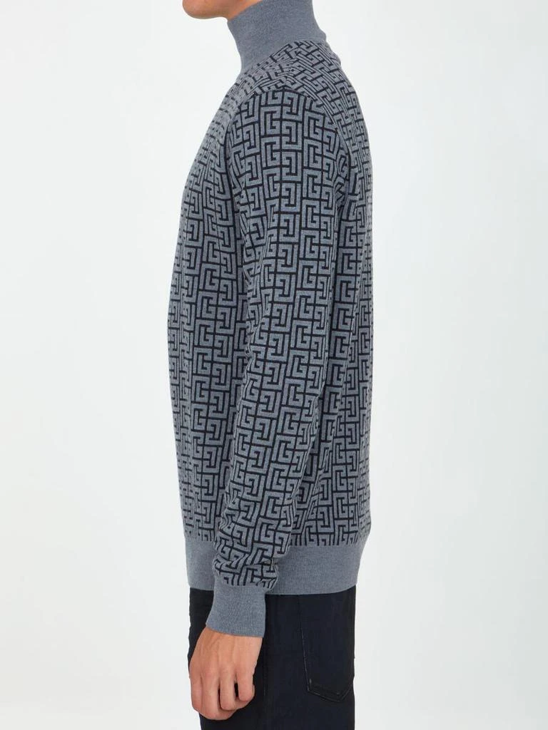 商品Balmain|Monogram turtleneck,价格¥2746,第3张图片详细描述