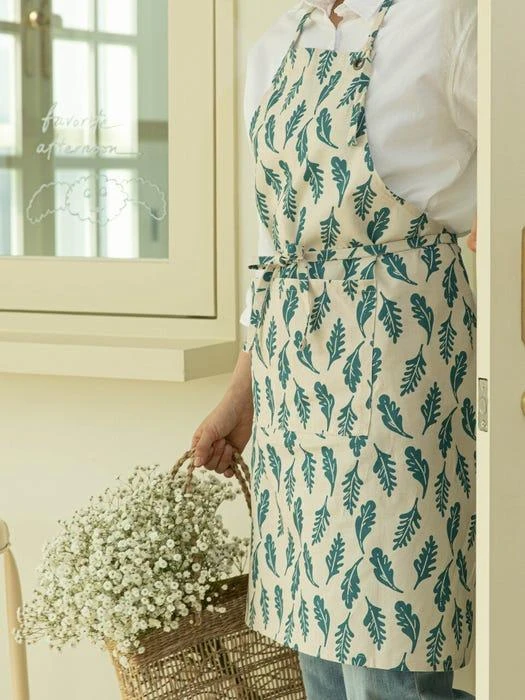 商品MARYHOUSE|Multipurpose Kitchen Forêt Apron,价格¥529,第2张图片详细描述