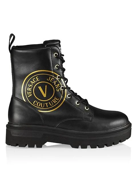 商品Versace|Syrius Leather Boots,价格¥2984,第1张图片