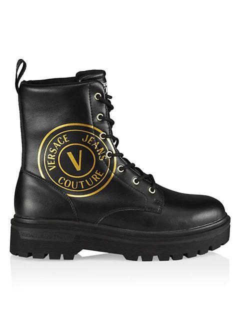 商品Versace|Syrius Leather Boots,价格¥2944,第1张图片