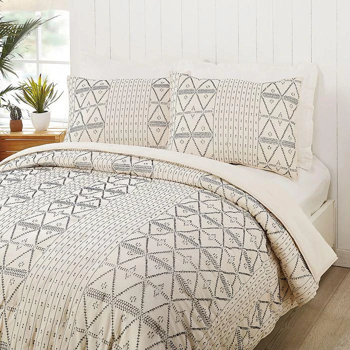 商品Lemieux Et Cie|Geo Tick Cotton Quilt, King,价格¥1443,第1张图片