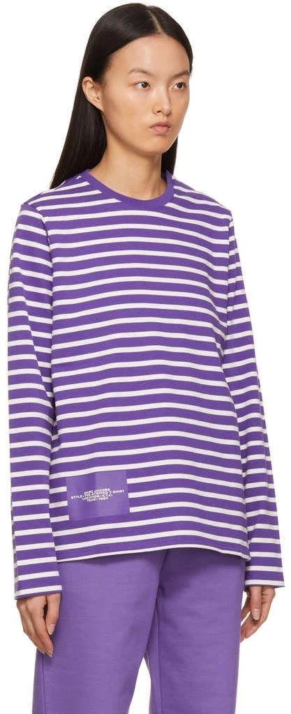 商品Marc Jacobs|Purple & White 'The Striped T-Shirt' T-Shirt,价格¥387,第2张图片详细描述