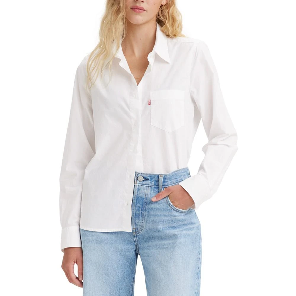 商品Levi's|Women's Hemming Cotton Patch-Pocket Shirt,价格¥294,第1张图片