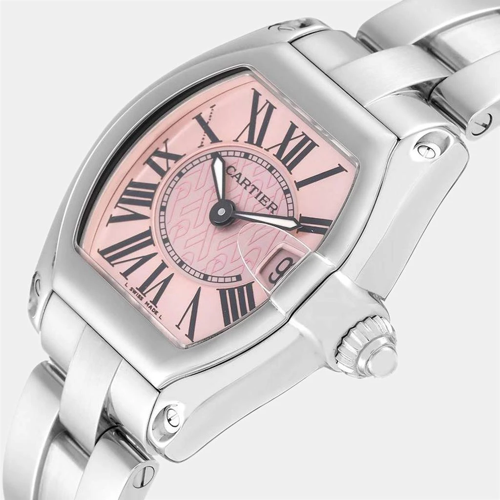 商品[二手商品] Cartier|Cartier Roadster Pink Ribbon Breast Cancer Awareness LE Ladies Watch W62043V3 36 x 30 mm,价格¥30119,第2张图片详细描述