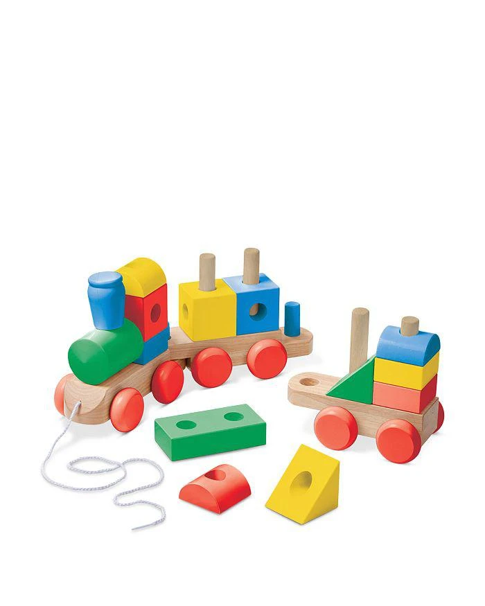 商品Melissa & Doug|Wooden Jumbo Stacking Train Classic - Ages 2+,价格¥492,第4张图片详细描述