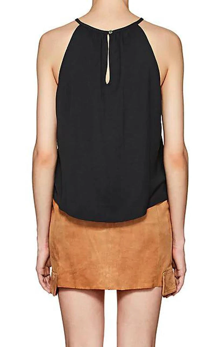 商品Ramy Brook|Mona Crepe Halter Top,价格¥449,第2张图片详细描述