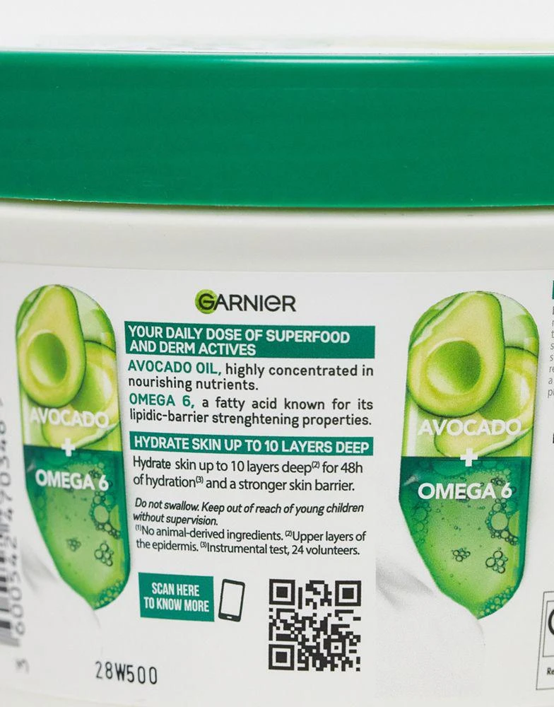 商品Garnier|Garnier Body Superfood Nourishing Body Cream for Dry Skin 380ml,价格¥104,第3张图片详细描述