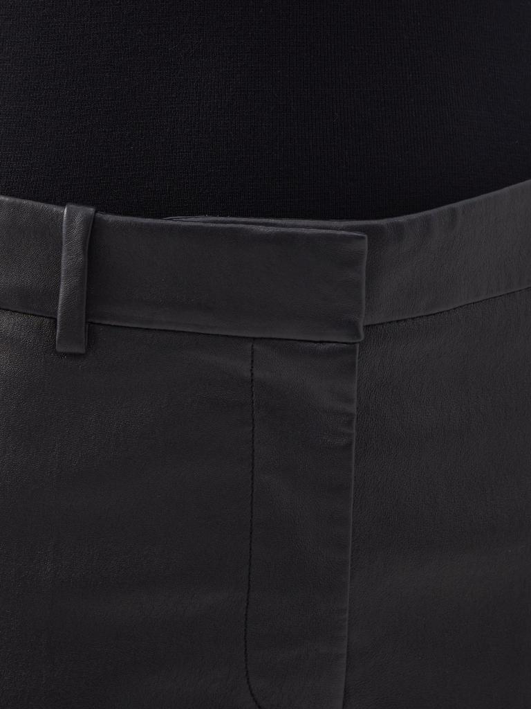 Coleman leather straight-leg trousers商品第4张图片规格展示