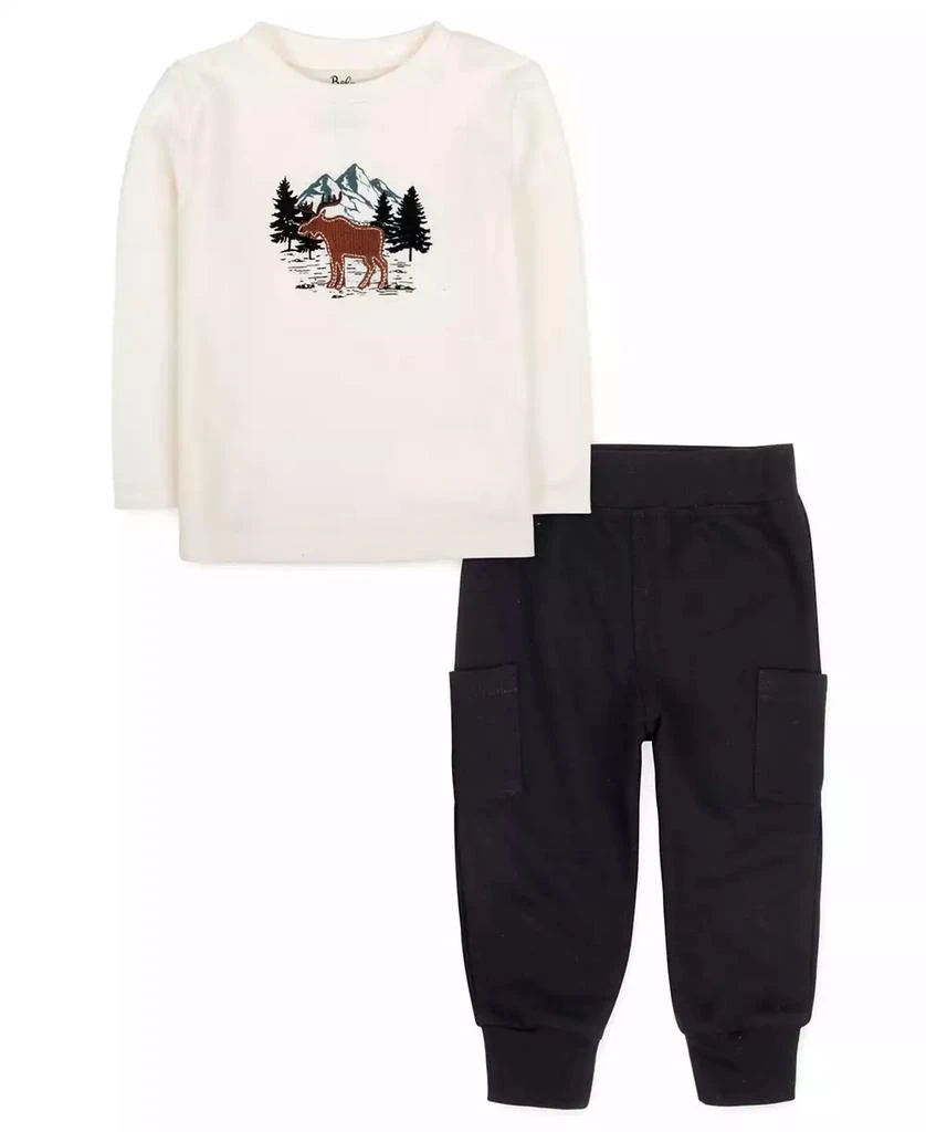 商品Baby Essentials|Baby Boy Woodland Cozy Hooded Jacket, Top & Pant, 3-Piece Set,价格¥211,第2张图片详细描述