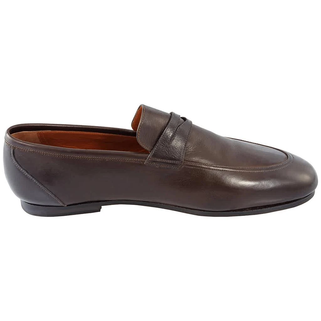 商品Bally|Bally Mens Plator Coffee Penny Loafers, Brand Size 6 ( US Size 7 ),价格¥946,第1张图片