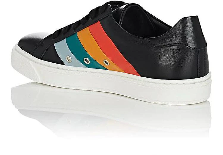 商品Anya Hindmarch|Stripe-Embossed Leather Sneakers,价格¥2002,第3张图片详细描述